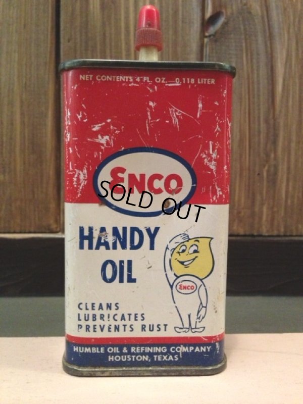 画像1: VINTAGE ESSO HANDY OIL CAN (NR-103)