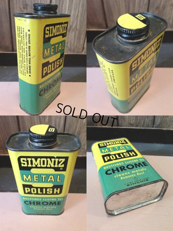 画像2: VINTAGE SIMONIZ METAL POLISH CAN (NR-125)