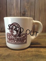 VINTAGE U.S.A. CRAZY HORSE STEAK HOUSE Restaurant Heavy Mug (NR-158)