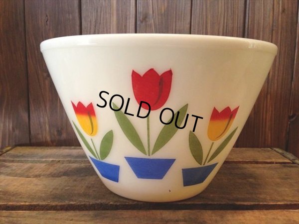 画像1: Fire King Tulip Mixing Bowl LL(NR-163)