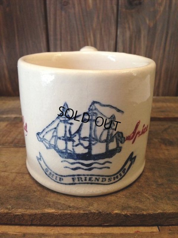 画像1: VINTAGE U.S.A. SHIP FRIENDSHIP Mug (NR-159)