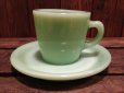 画像1: Fire King JEDI Straight Cup & Saucer (NR-171) (1)