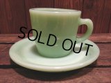 Fire King JEDI Straight Cup & Saucer (NR-171)