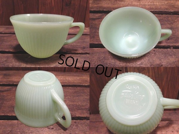 画像2: Fire King Jane Ray Cup & Saucer (NR-169)