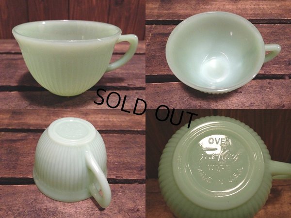 画像2: Fire King Jane Ray Cup & Saucer (NR-170)