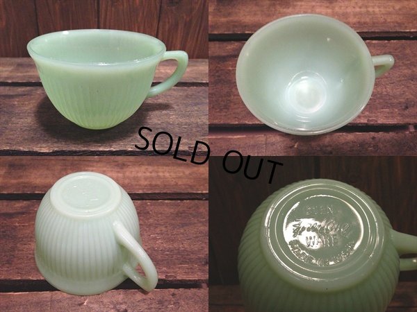 画像2: Fire King Jane Ray Cup & Saucer (NR-167)