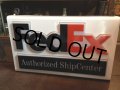 VINTAGE Fedex Lighted Sign (NR-173)