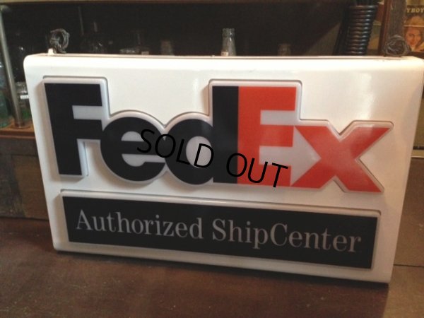 画像1: VINTAGE Fedex Lighted Sign (NR-173)