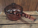 France VISION CORNING Amber Sauce Pan with Spout (NR-181)