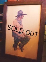 Coors Cowboy Western Print w/frame　（AC-247）