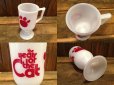 画像2: VINTAGE MILK GLASS the year of the cat  Footed Mug (NR-187) (2)