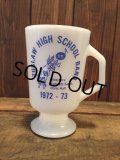 Fire King TUSLAW HIGH SCHOOL BAND Footed Mug (NR-185)