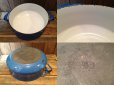 画像2: 60ｓ DANSK BLUE ENAMELED 3QUART POTS (NR-249) (2)