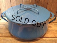 60ｓ DANSK BLUE ENAMELED 3QUART POTS (NR-249)