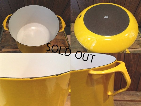 画像2: 60ｓ DANSK YELLOW ENAMELED STOCK POTS (NR-250)