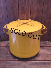 60ｓ DANSK YELLOW ENAMELED STOCK POTS (NR-250)