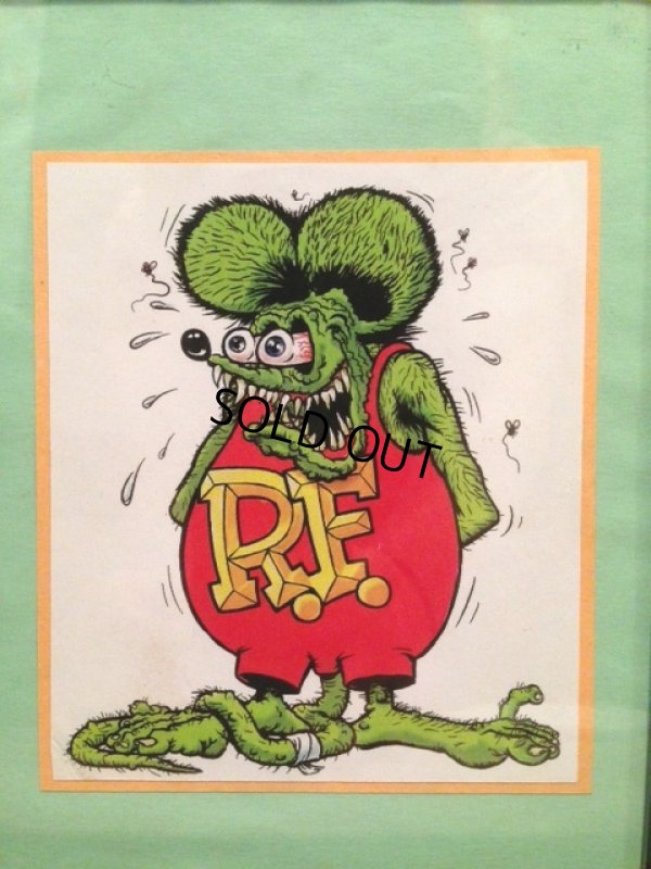 画像2: Rat Fink Poster w/Frame (NR-252)