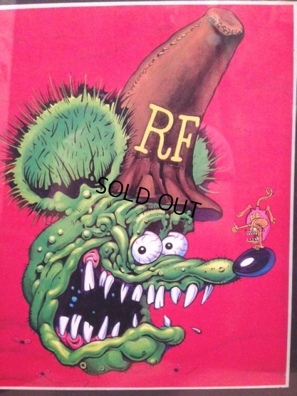 画像2: Rat Fink Poster w/Frame (NR-251)