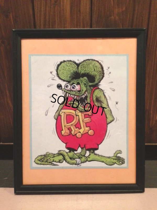 画像1: Rat Fink Poster w/Frame (NR-253)