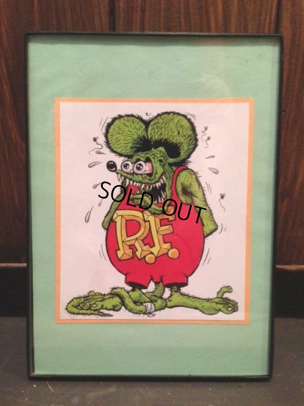 画像1: Rat Fink Poster w/Frame (NR-252)