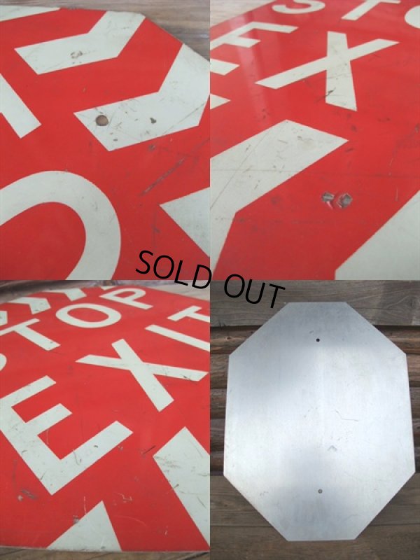 画像2: Vintage STOP EXIT Sign　(AC-302)