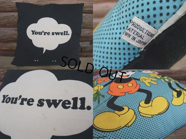 画像2: Vintage Disney Mickey Mouse Cushion (AC-316) 