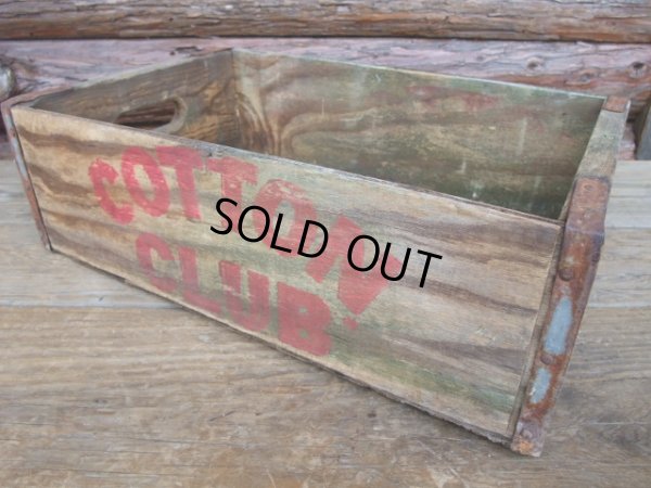 画像1: Vintage COTTON CLUB Drink Wood Box (AC-319) 