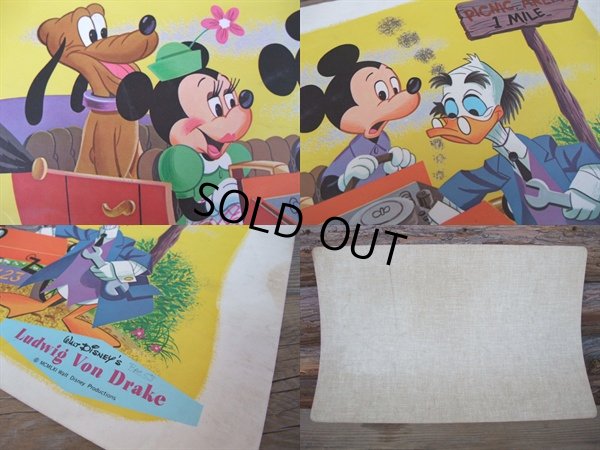 画像2: Vintage Disney MICKEY LUNCH MAT (AC-352)