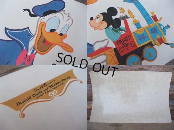 画像2: Vintage Disney MICKEY LUNCH MAT (AC-353)