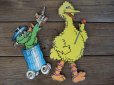 画像1: VINTAGE SESAME STREET / WALL DECO  2pc SET (AC367)  (1)