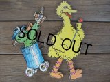 VINTAGE SESAME STREET / WALL DECO  2pc SET (AC367) 