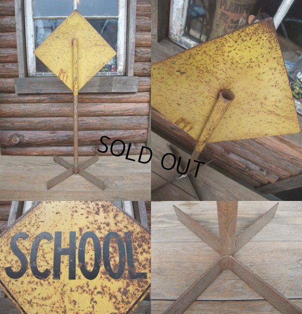 画像2: Vintage SCHOOL Sign (AC-409)　