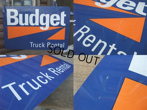 画像2: Vintage Budget TRUCK RENTAL Sign (AC431)　