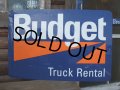 Vintage Budget TRUCK RENTAL Sign (AC431)　