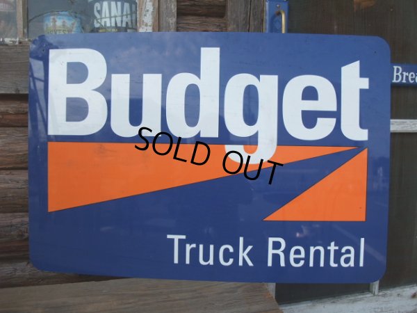 画像1: Vintage Budget TRUCK RENTAL Sign (AC431)　