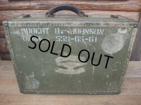 Vintage Wood Military Army Trunk (AC-373) 