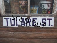 Vintage STREET Sign / TULARE. ST  (AC-466)　