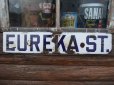 画像1: Vintage STREET Sign / EUREKA. ST  (AC-464)　 (1)