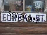 Vintage STREET Sign / EUREKA. ST  (AC-464)　