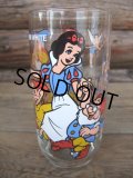 70s PEPSI GLASS / SNOW WHITE (AC482)