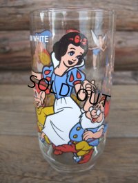 70s PEPSI GLASS / SNOW WHITE (AC482)