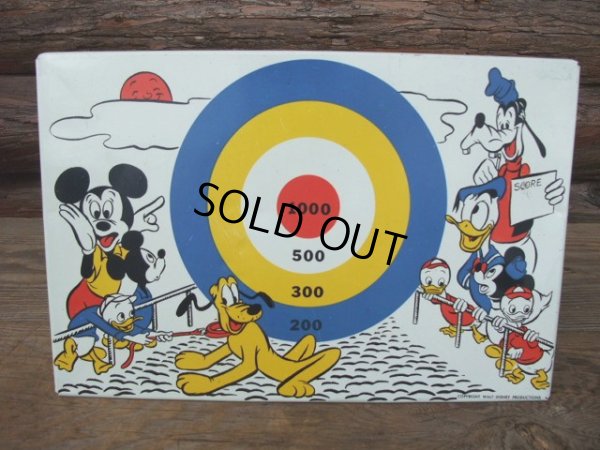 画像1: Vintage Disney MICKEY TIN BORD GAME (AC-480)