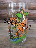 70s PEPSI GLASS / BAMBI (AC484)