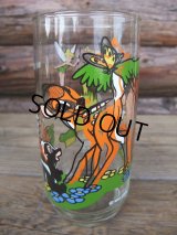 70s PEPSI GLASS / BAMBI (AC484)