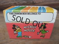 Vintage Disney CRAYON BOX TIN CAN (AC-479)