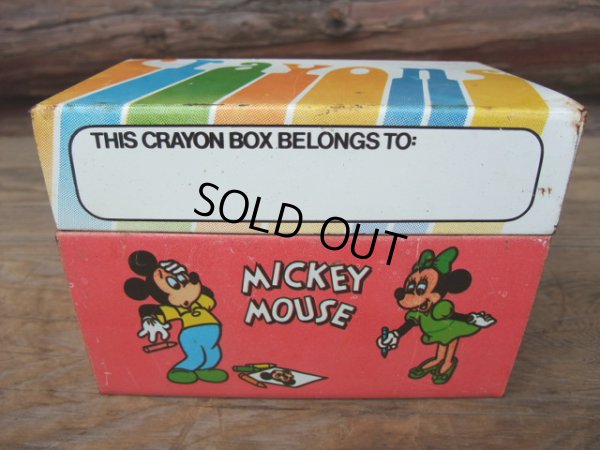 画像1: Vintage Disney CRAYON BOX TIN CAN (AC-479)