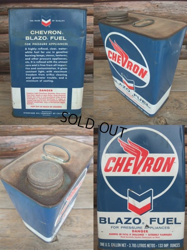 画像2: Vintage CHEVRON 1GL Motor Gas/Oil (AC-501) 