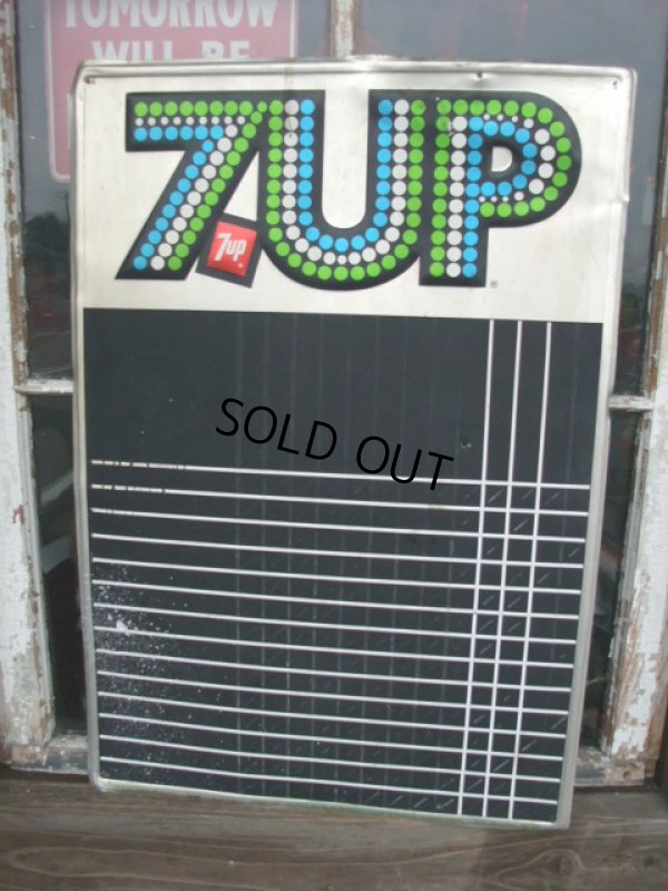 画像1: Vintage 7UP Chalkboard Sign (AC527)　 