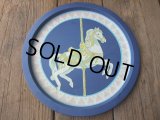Vintage Tin Tray / carousel (AC-560) 