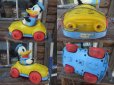 画像2: Vintage Disney DONALD DUCK PULL CAR （AC-581）  (2)